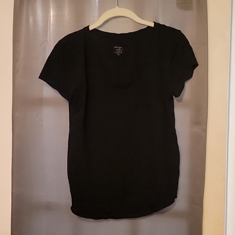 Black Short Sleeve Loft Tee